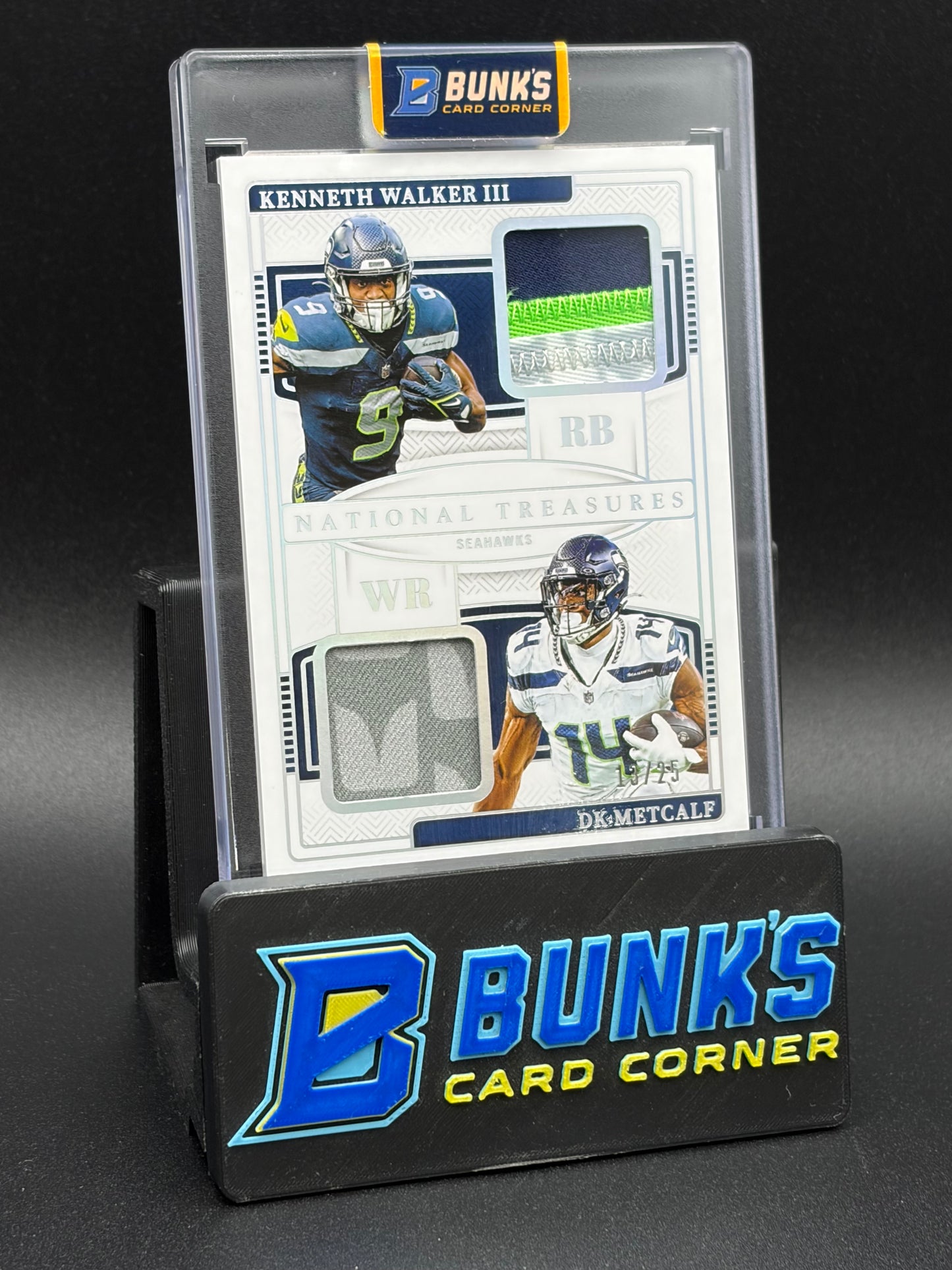 2024 Kenneth Walker III & DK Metcalf National Treasure Dual Patch 13/25