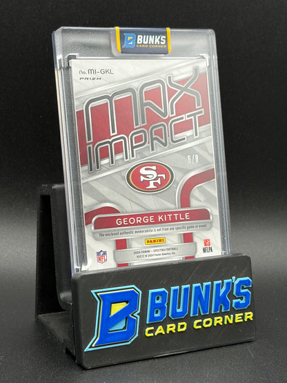 2024 George Kittle Max Impact Spectra Patch 6/9