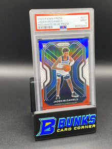 2020 Jaden McDaniels Red/White/Blue Prizm RC PSA 9 (Box B63)