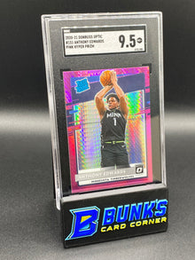 2020-21 Anthony Edwards Pink Hyper Prizm RC SGC 9.5 (Box B63)