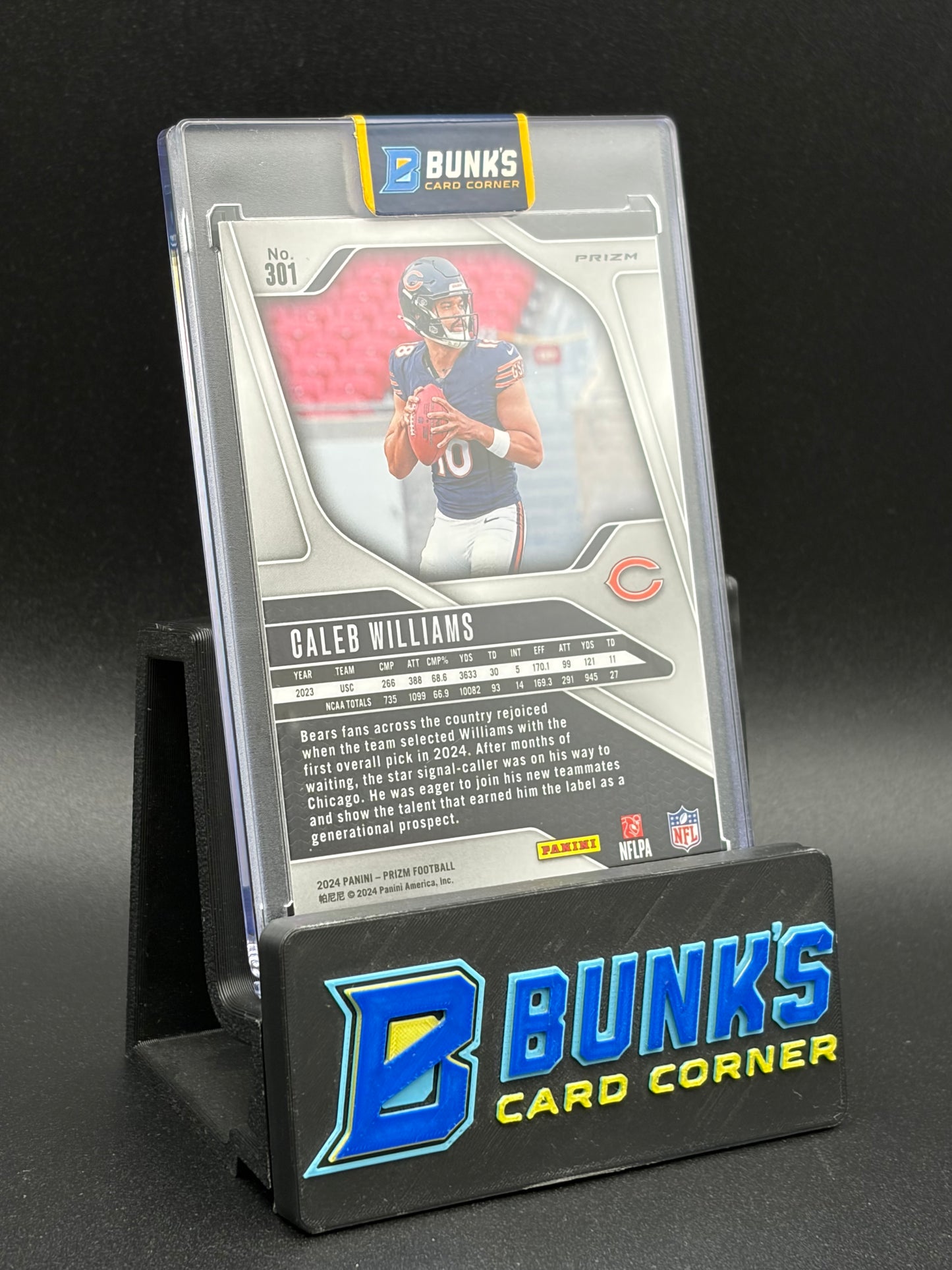 2024 Caleb Williams Prizm Silver Panini RC