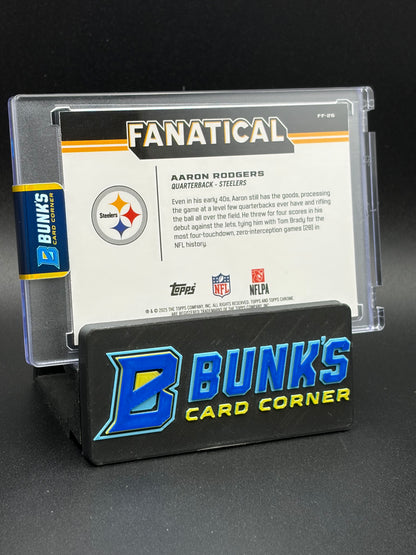 2025 Aaron Rodgers Fanatical Topps Chrome