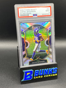 2020 Justin Jefferson Silver Prizm RC PSA 9 (Box B63)