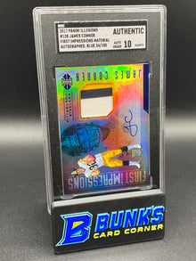 2017 James Conner First Impressions Material Auto. Blue SGC Auto. 10 (Box B63)