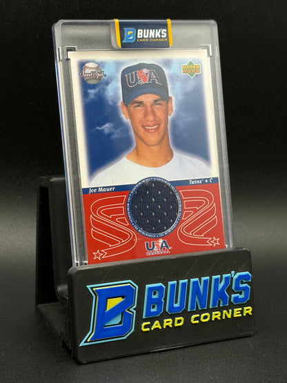 2002 Joe Mauer Upper Deck Sweet Spot Jersey RC