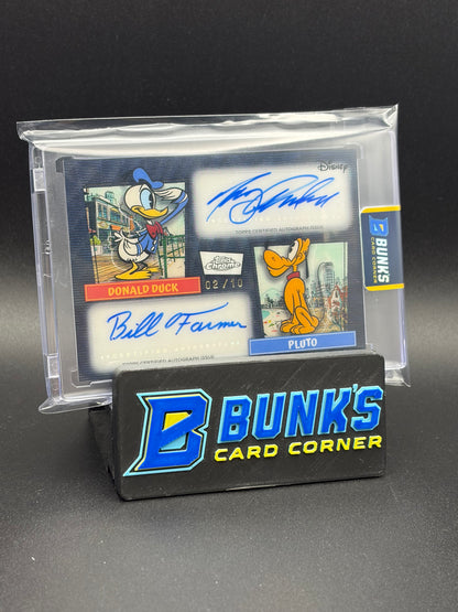2026 Donald Duck & Pluto Topps Auto 2/10