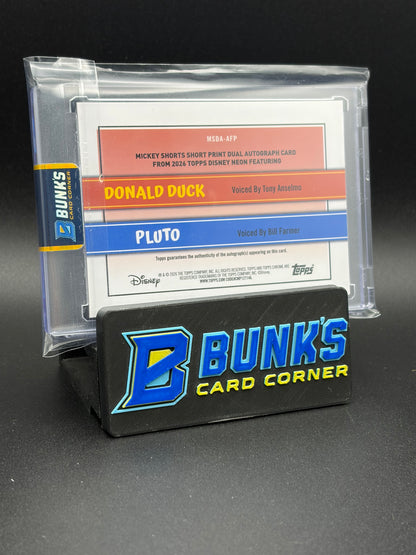 2026 Donald Duck & Pluto Topps Auto 2/10
