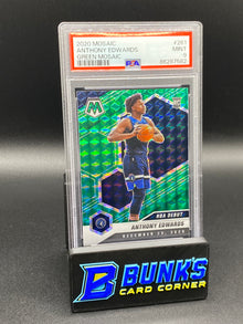 2020 Anthony Edwards Green Mosiac RC PSA 9 (Box B63)
