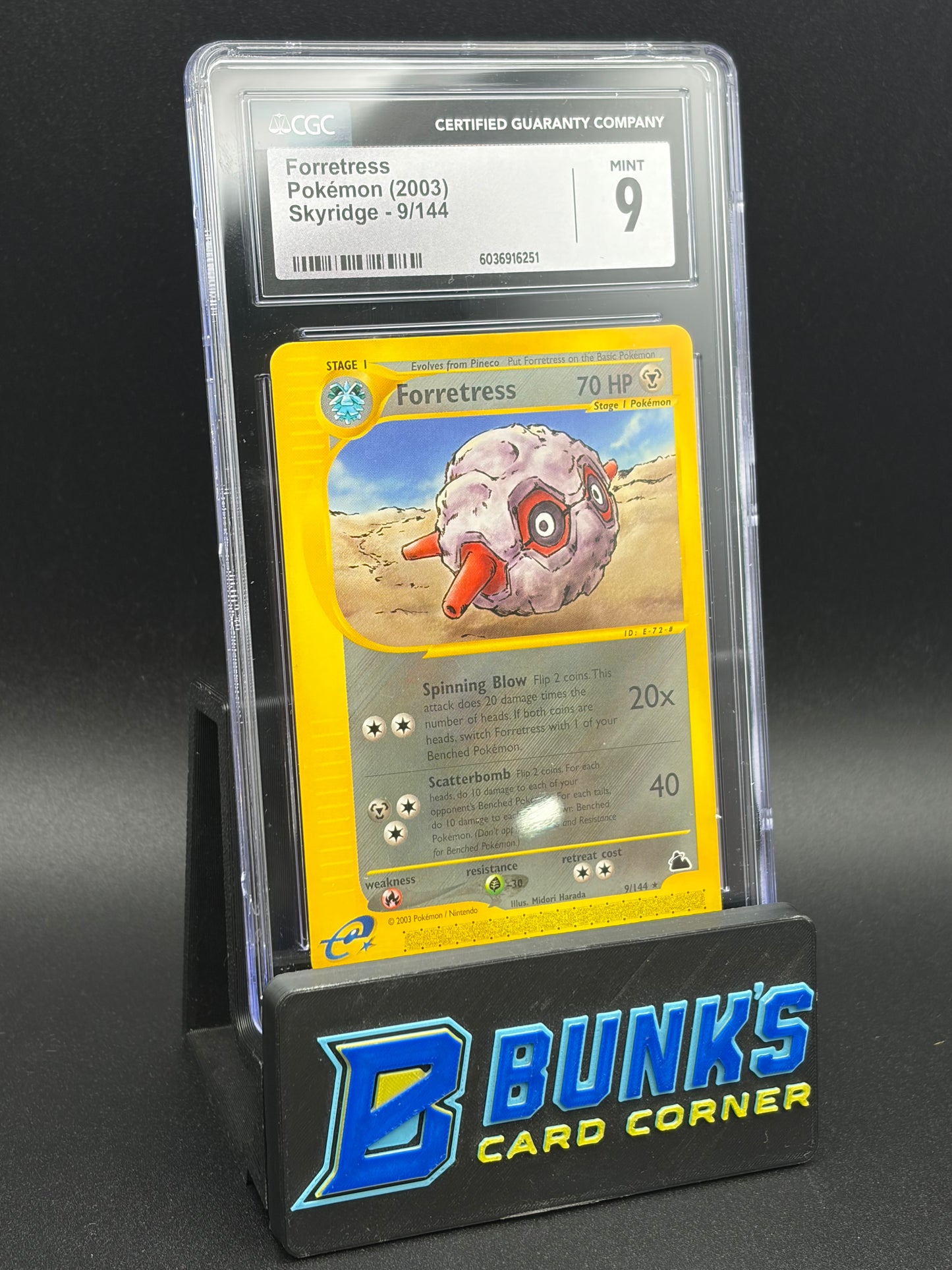 Forretress Skyridge E-Reader CGC 9