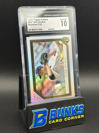 2021 Tarik Skubal Rainbow Foil CGC 10