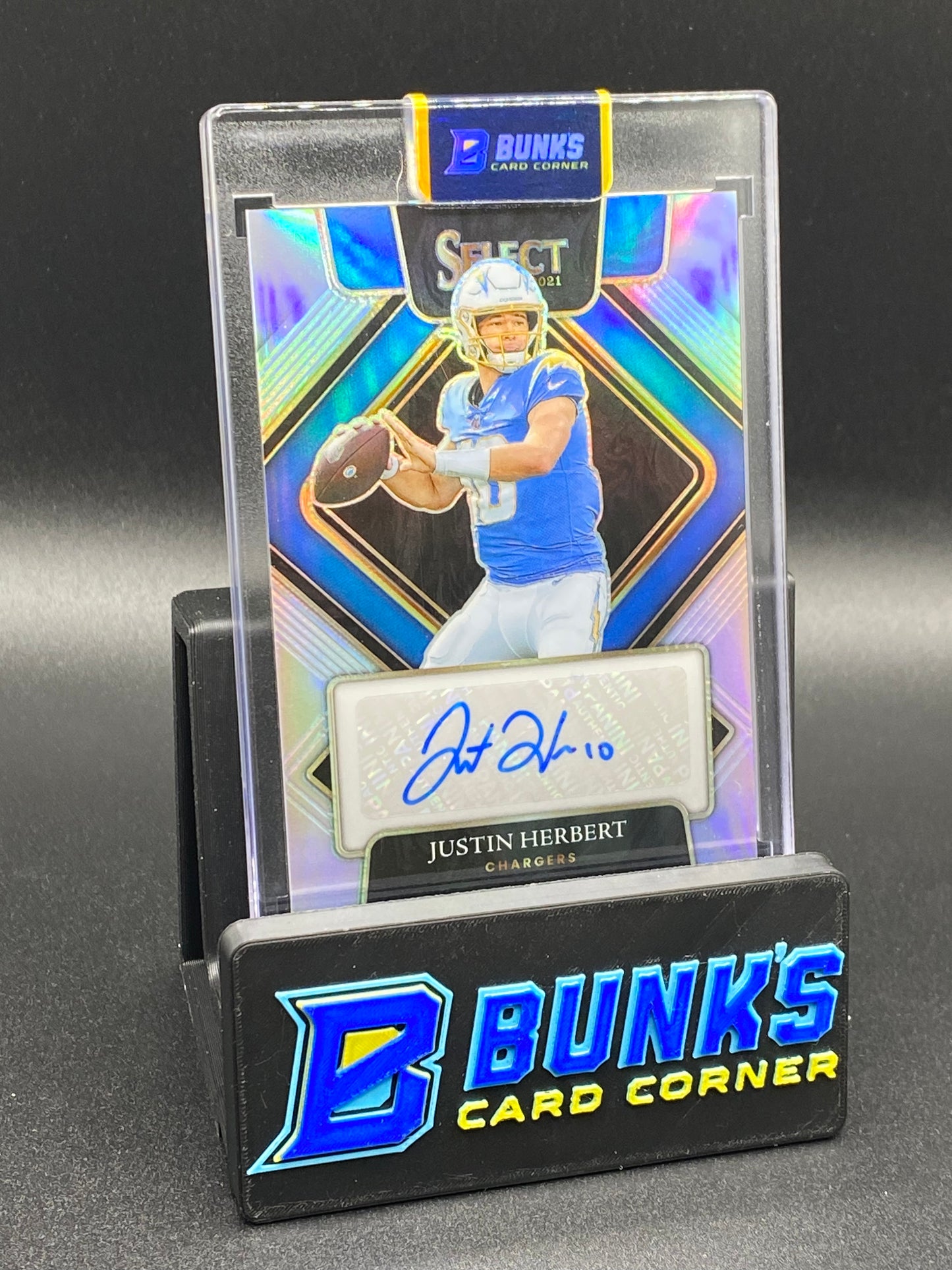 2021 Justin Herbert Auto. Select Prizm 29/49