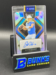2021 Justin Herbert Auto. Select Prizm 29/49