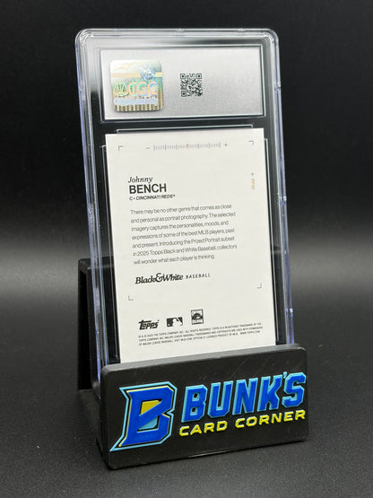 2025 Johnny Bench Prized Portraits CGC 10