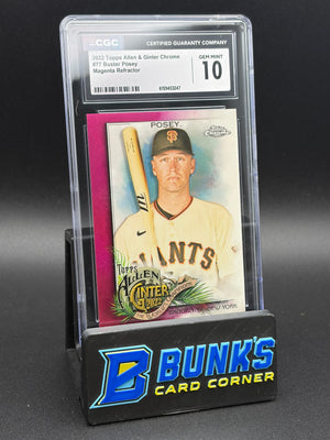 2022 Buster Posey Magenta Refractor CGC 10 162/199