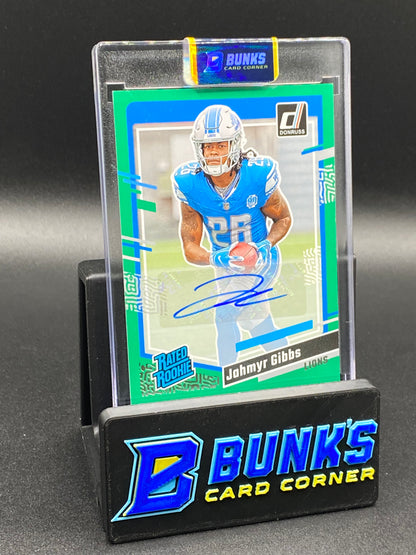 2023 Jahmyr Gibbs RR Auto. Donruss