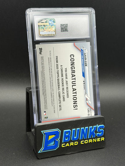 2020 Gavin Lux Chrome Rookie Relics CGC 10 RC