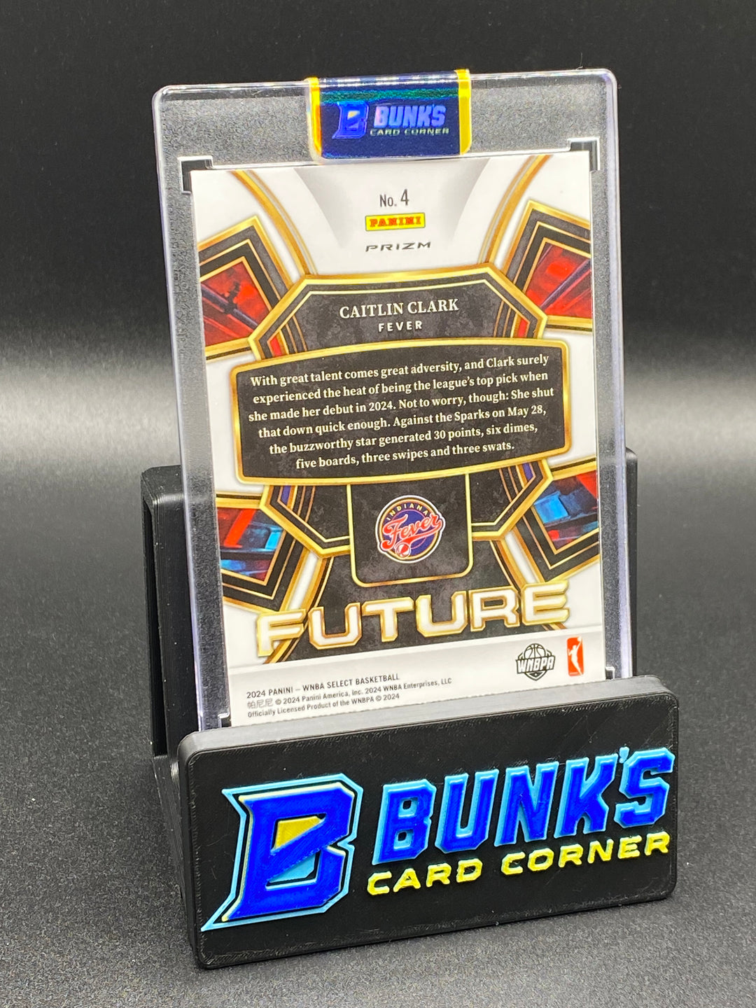 2024 Caitlin Clark Select Future Prizm RC