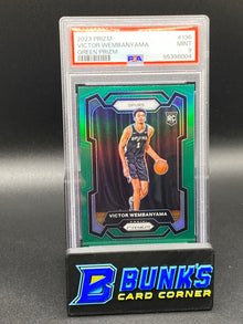 2023 Victor Wembanyama Green Prizm PSA 9 (Box A18)