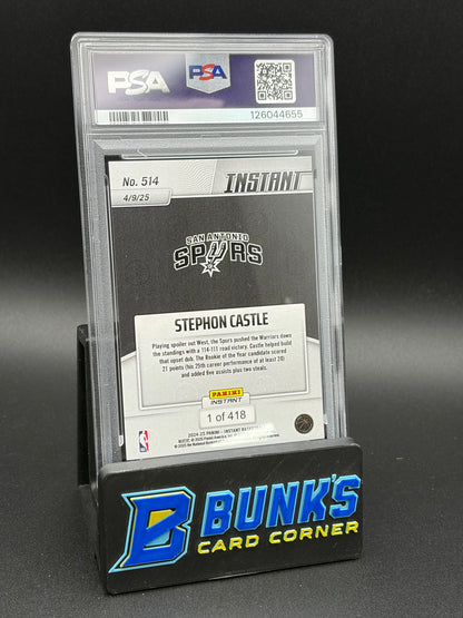 2024 Stephon Castle Panini Instant PSA 10
