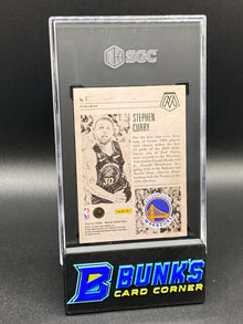 2022-23 Stephen Curry Notoriety Mosaic Prizm SGC 10 (Box A18)