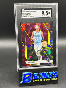 2023-24 Ja Morant Fade to Black Maroon Ice SGC 9.5 (Box A18)
