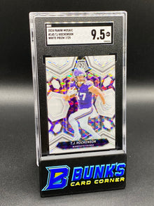2024 TJ Hockenson White Prizm 7/25 SGC 9.5 (Box A18)