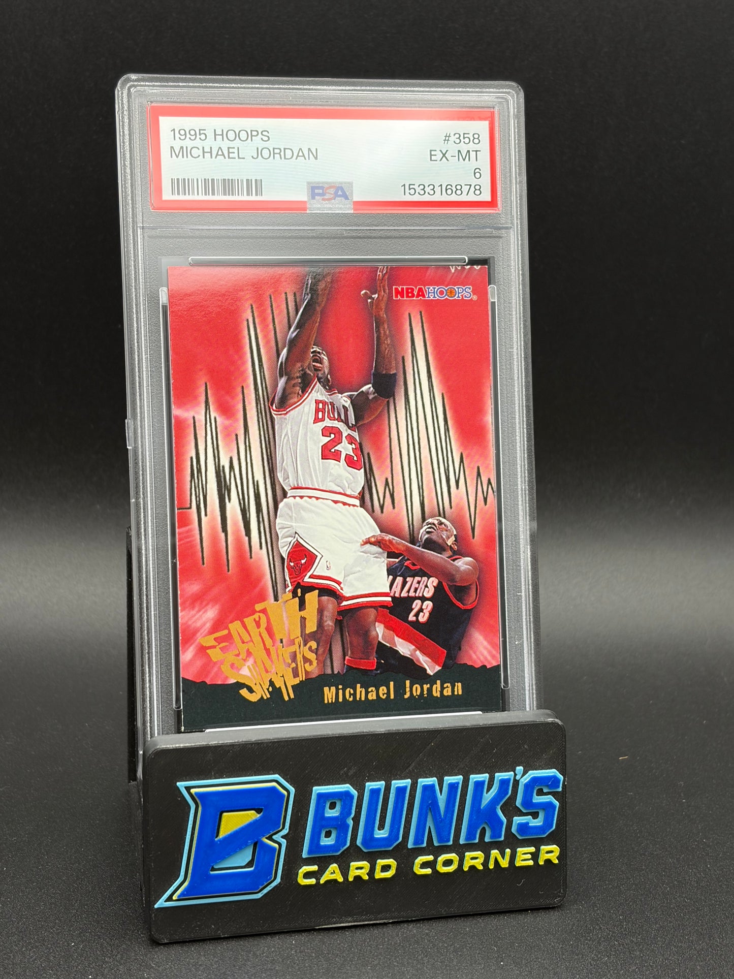 1995 Michael Jordan Hoops PSA 6