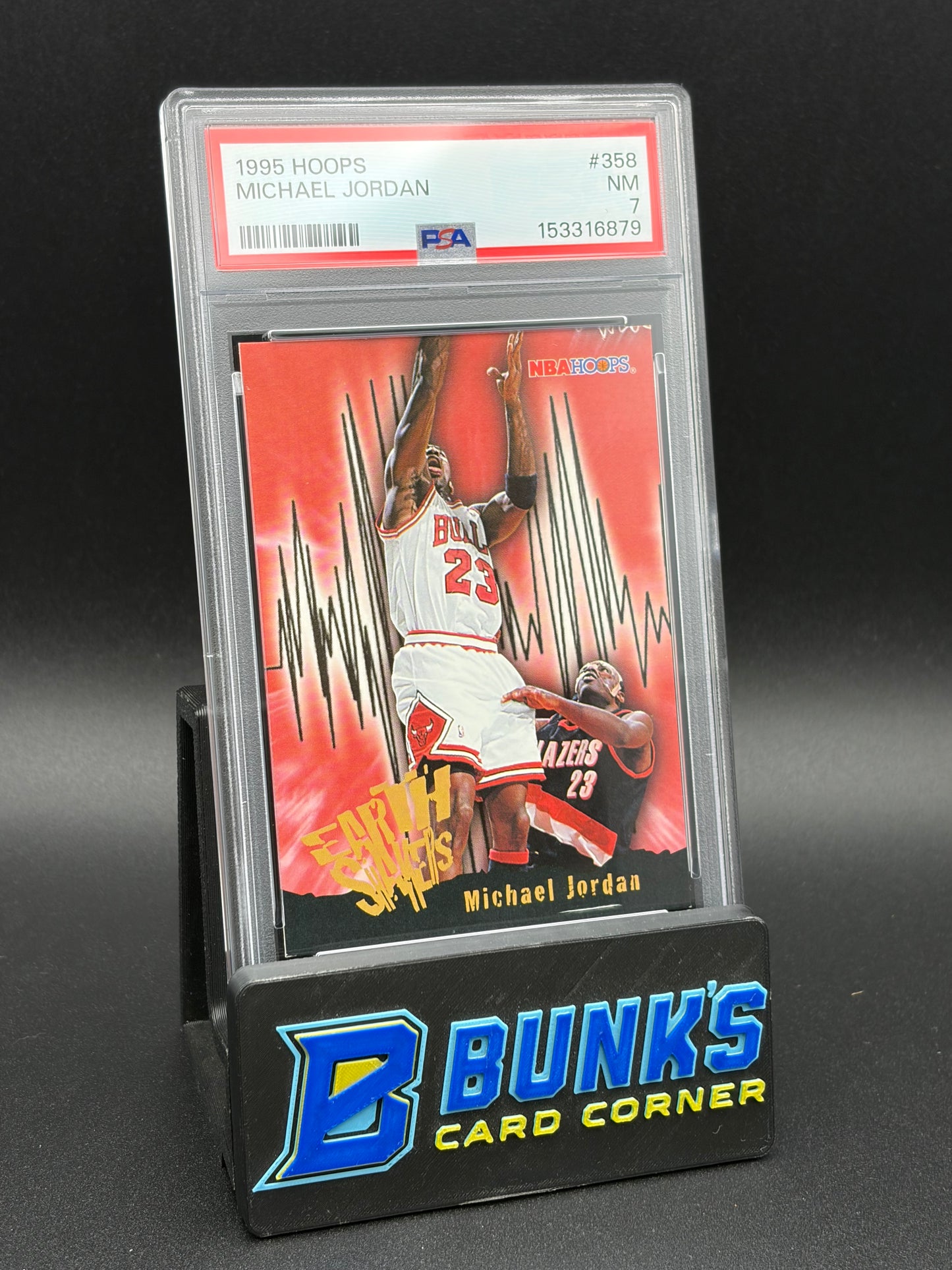 1995 Michael Jordan Hoops PSA 7
