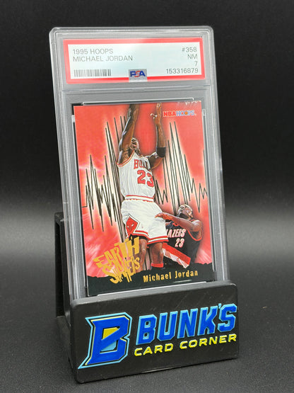 1995 Michael Jordan Hoops PSA 7