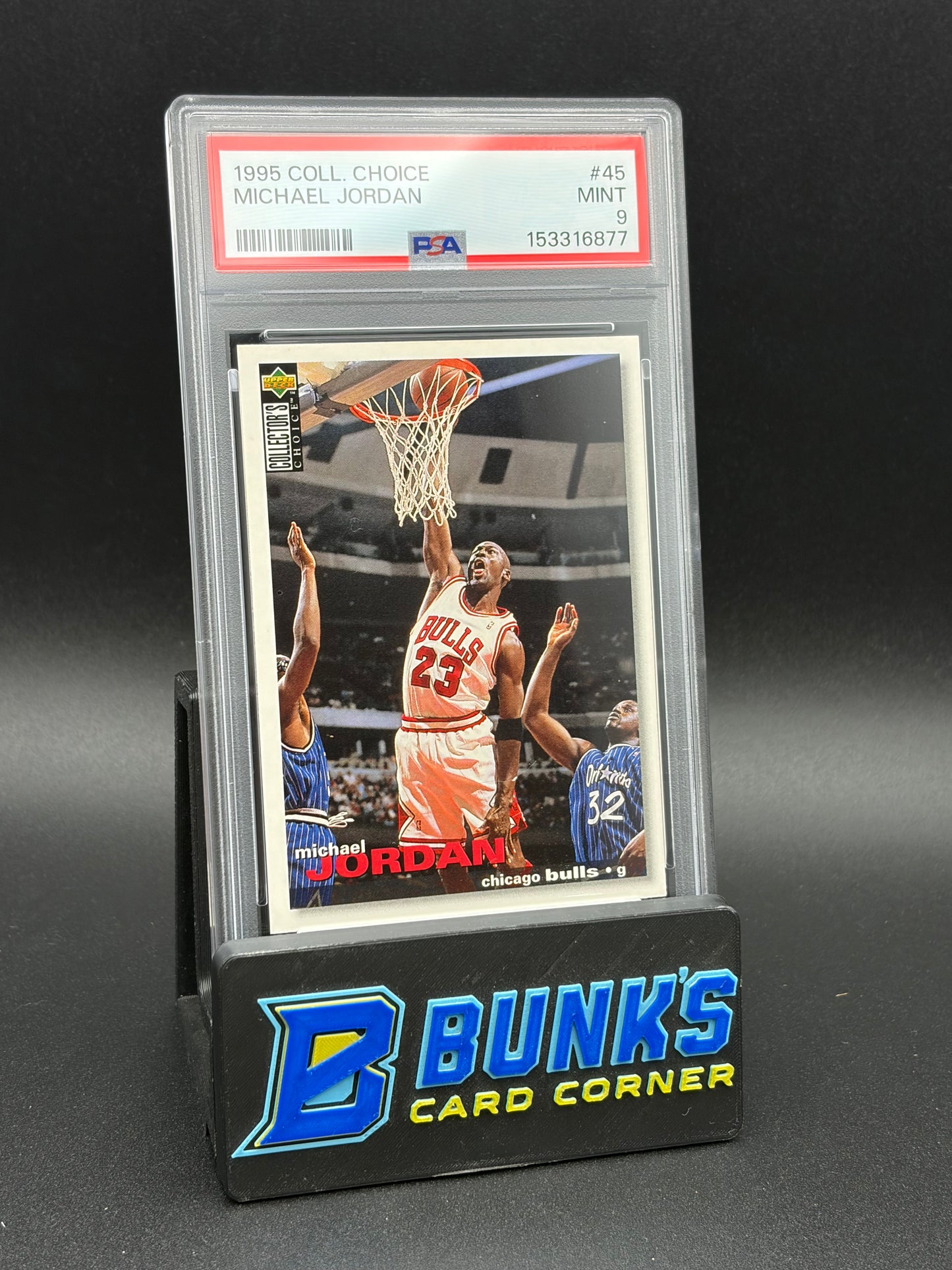 1995 Michael Jordan Collectors Choice PSA 9
