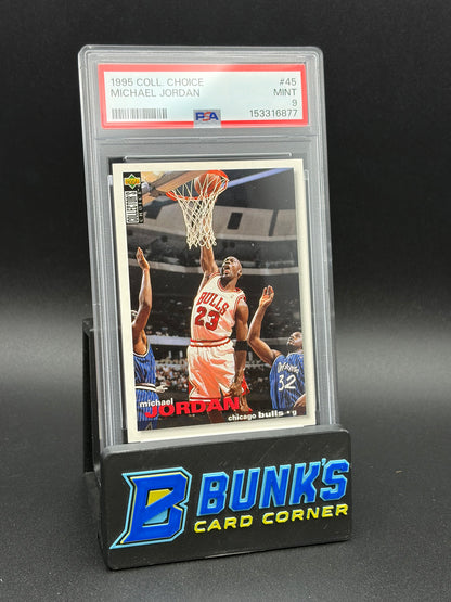 1995 Michael Jordan Collectors Choice PSA 9
