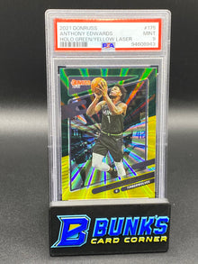 2021 Anthony Edwards Holo Green/Yellow Laser PSA 9 (Box A18)