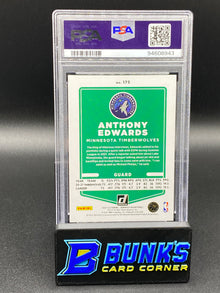 2021 Anthony Edwards Holo Green/Yellow Laser PSA 9 (Box A18)