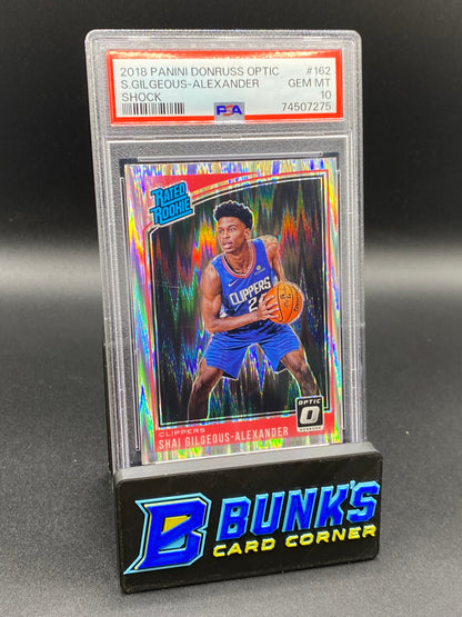 2018 Shai Gilgeous-Alexander Shock RR PSA 10