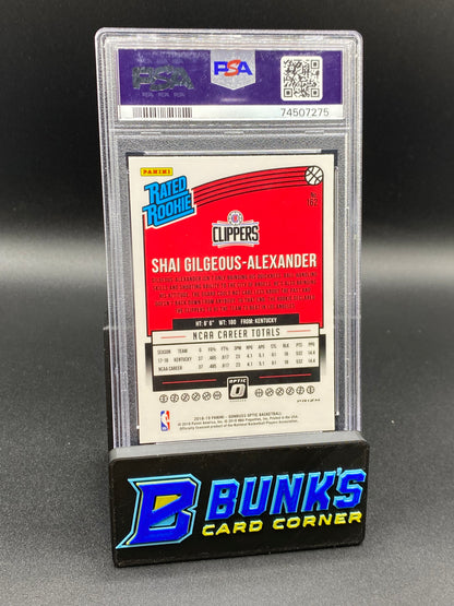 2018 Shai Gilgeous-Alexander Shock RR PSA 10