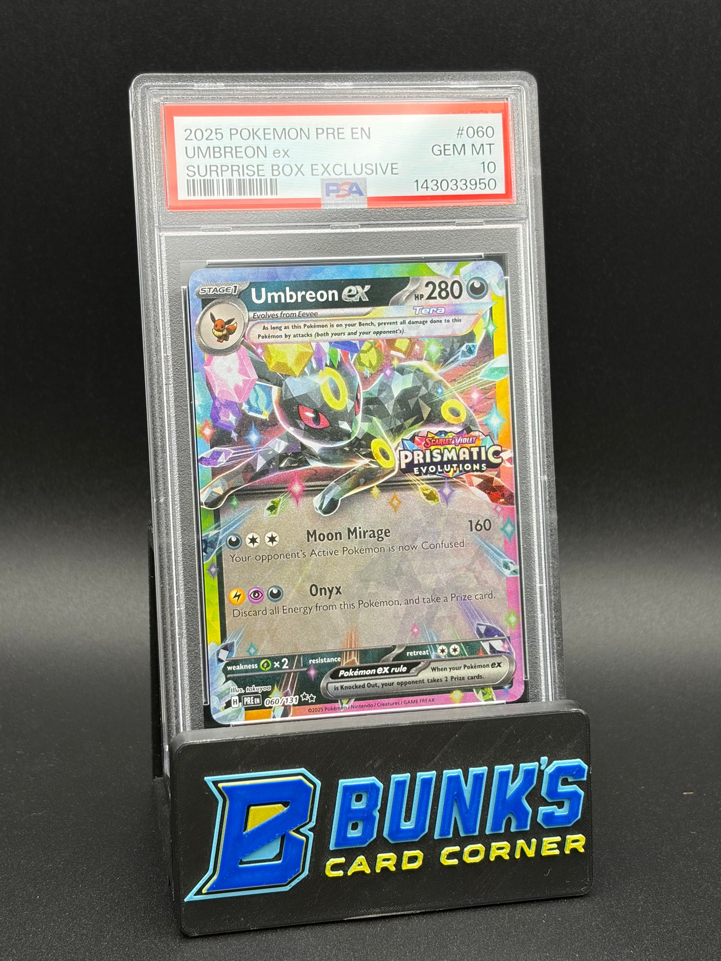 Umbreon ex SIR PSA 10