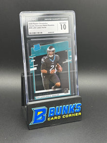 2020 Jalen Hurts Clearly Donruss Rated Rookies Chronicles CGC 10