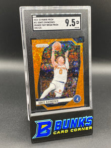 2024-25 Donte Divincenzo Orange Fast Break Prizm SGC 9.5