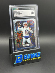 2025 Drake Maye No Huddle Flashback Prizm CGC 10
