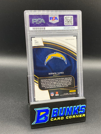 2018 Derwin James Zebra Prizm RC PSA 9