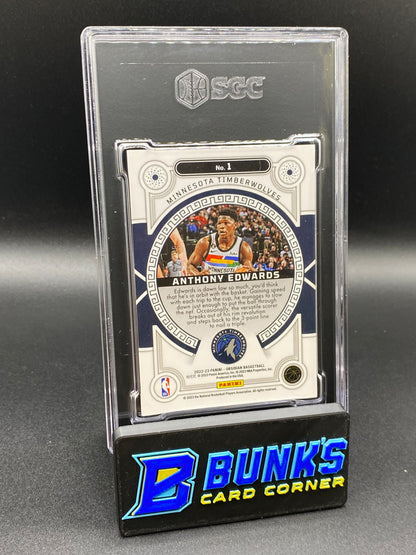 2022-23 Anthony Edwards Orbital 52/99 SGC 9.5