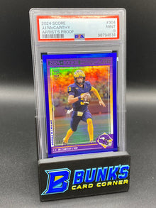 2024 JJ McCarthy Artist's Proof RC 34/35 PSA 9
