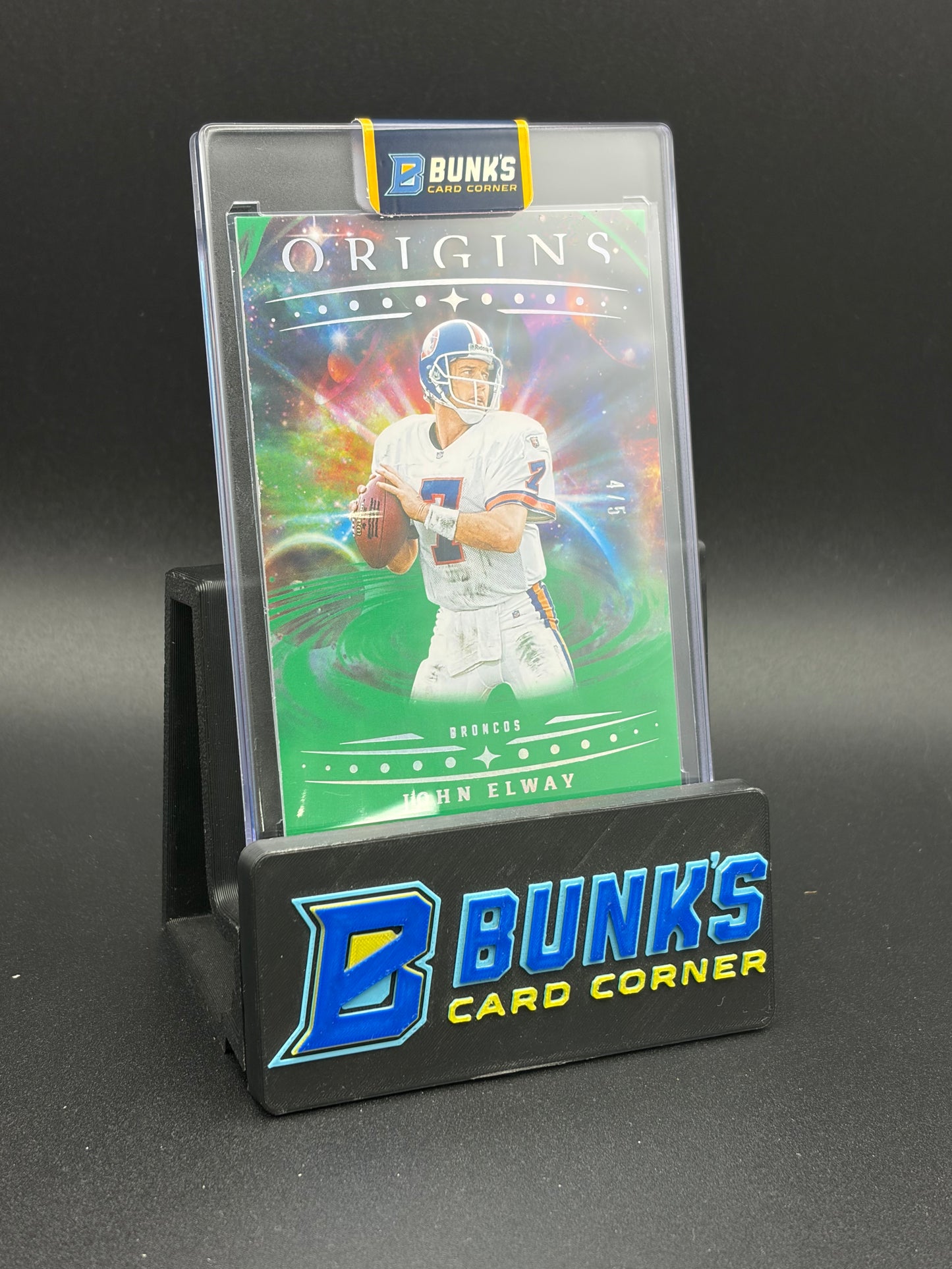2025 John Elway Origins Panini Green 4/5
