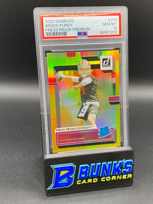 2022 Brock Purdy Press Proof Premium RC PSA 10