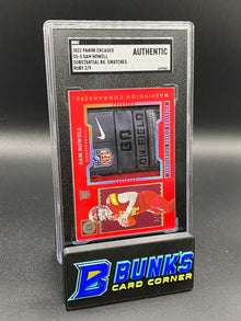 2022 Sam Howell Substantial RK. Swatches SGC Authentic