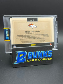 2024 Troy Franklin One Panini Auto Patch RC 190/199
