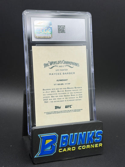 2025 Maycee Barber Red White & Blue Refractor CGC 10 13/88