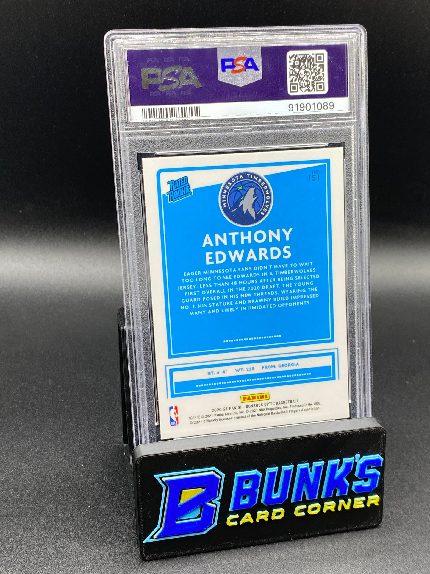 2020 Anthony Edwards RC PSA 10