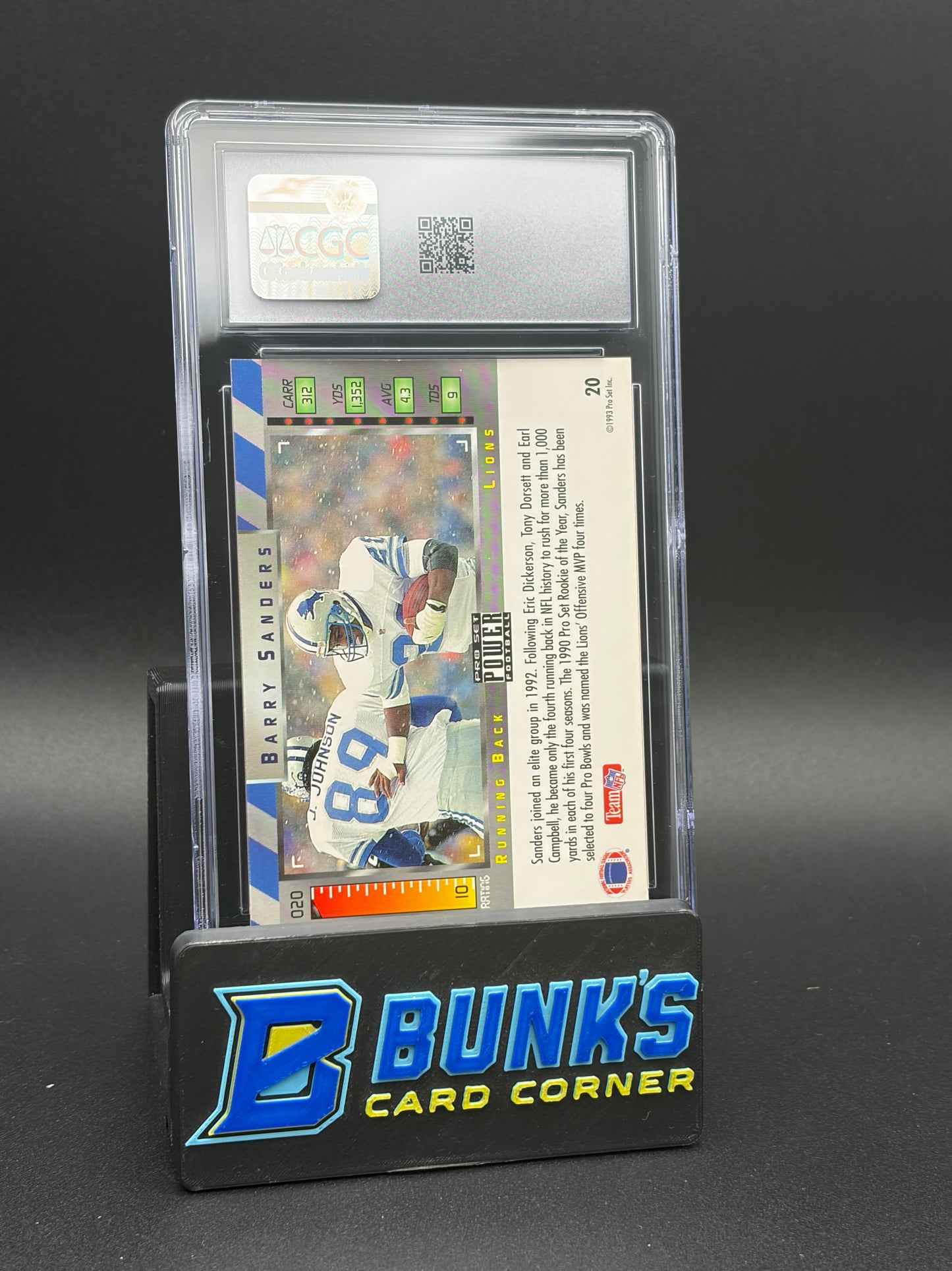 1993 Barry Sanders Pro Set Power