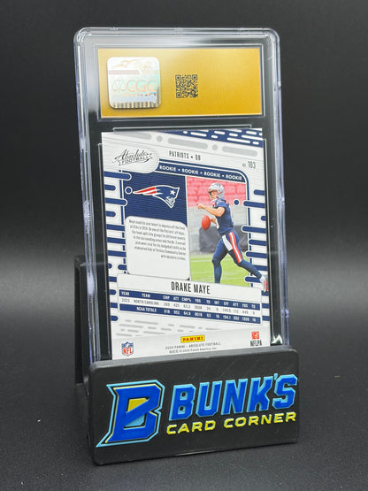 2024 Drake Maye Panini Absolute CGC Pristine 10 RC